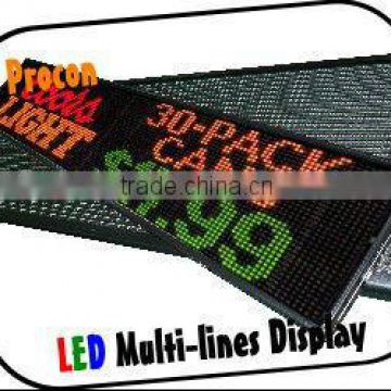 P10 variable rolling message car truck bus Taxi cab top LED display sign for advertising