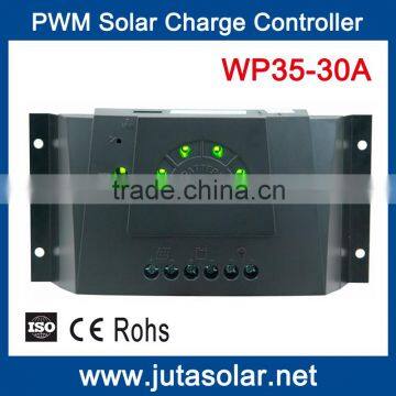 Wuhan Solar Charge Regulator New 30A 12V 24V with LED Indicators, portable use, 30A solar charge controller