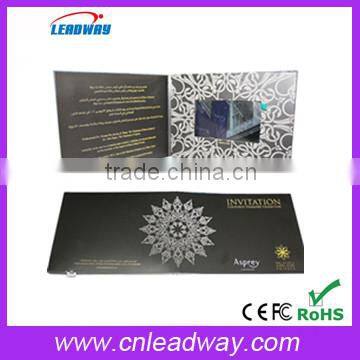 2016 Factory Customized Newest Video Greeting Card/ Lcd Video Greeting Card/video Invitation Card photo-4