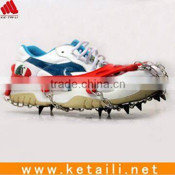 Silicone non slip ice spikes for walking on ice snow or moutain