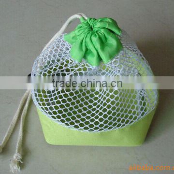 Promotional mesh drawstring bag