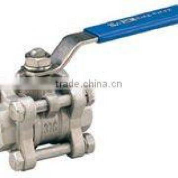 Stainless steel 3-Piece Ball Valve