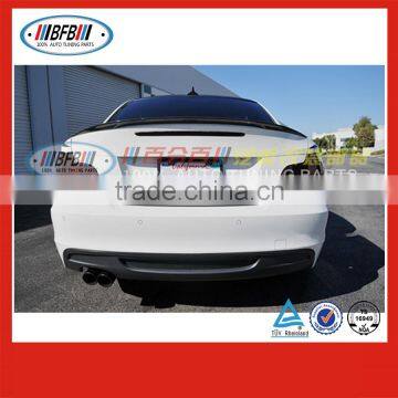 promotion black carbon fiber lip rear spoiler For Bmw E82 P Style 1 series 2007-2013
