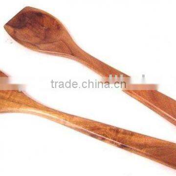 wooden salad fork and spoon set