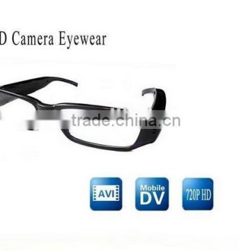 Fashion spy 720P HD video glasses cam mini pinhole eyeglasses camera