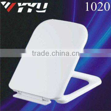 Wall hunging plastic square toilet seat washlet 1020