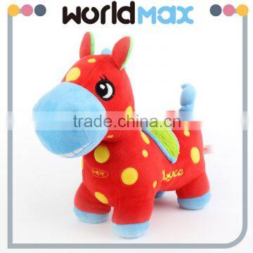 China Made Graceful Red Horse Promotional Baby Plush Toy