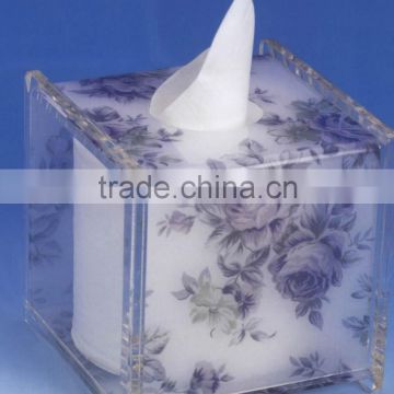 acrylic tissue box cover