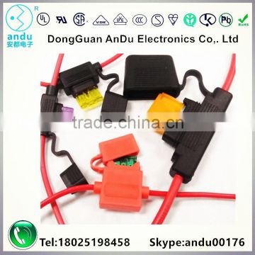 Chinese supplier:High Quality Auto Fuse holder with red wire