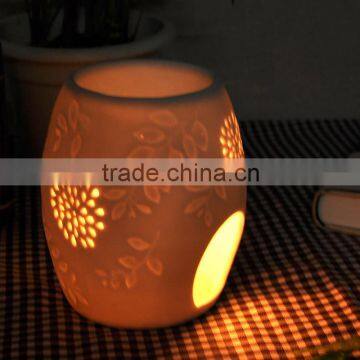 souvenir Aromatherapy Essential Oil Diffuser / Oil Warmer / Ceramic white Votive Tealight Burner                        
                                                                Most Popular