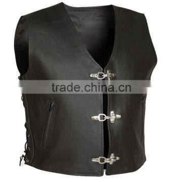 MARS Kutte MOTORBIKE LEATHER VEST Biker Lederweste MOTORCYCLE BIKER / Motorbike Leather vests / Motorcycle Leather Vests,Custom