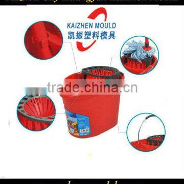 New design cleaning mop plastic bucket injection mould