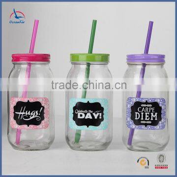 Eco-Friendly Mason Jar Drinking Glass Hot Sale Wholesale Mason Jars