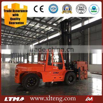 LTMA 10 ton capacity forklift diesel forklift with 7m mast