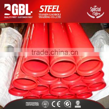 steel tube coated plastic