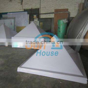 ISO9001,SGS 3mm polycarbonate dome PC008 polycarbonate solid sheet for round skylights