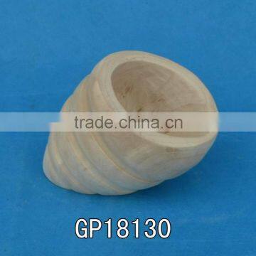 natural handmade wood wooden seashell for home decor