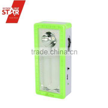 2015 portable 22 + 1w SMD led rechargeable emergency hanging camping lamp