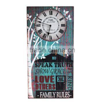 Wholesale Wooden Wall Clock With Vintage Design photo-4