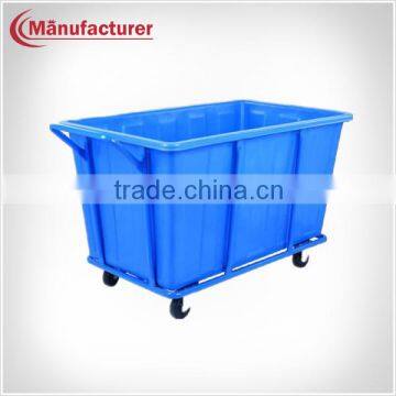 Hotel Plastic Laundry Linen Service Cart/Maid Cleaning Trolley/Janitor Cart