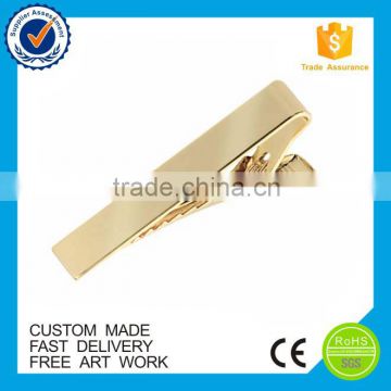 Promotional gifts unique tie bar custom metal gold tie clip