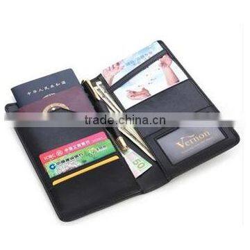 leather pu file folder name card holder passport holder, View passport holder