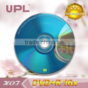 blank DVD+R 4.7G /120mins/ up to 16X