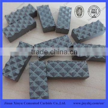 carbide inserts brazed in drill chuck for diamond drilling