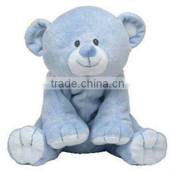 10" soft and cute fluffy baby blue bear