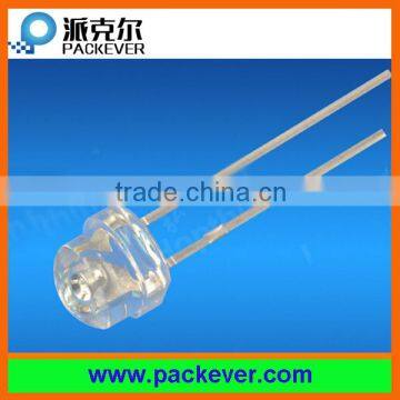 5mm 0.06W High Brightness White Color Straw Hat LED Diodes F5 photo-2