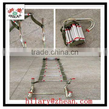 Steel/Canvas/Nylon Fire Escape Emergency Folding Ladder