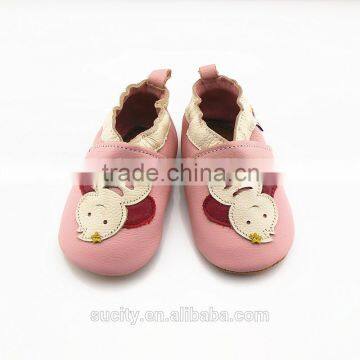 sweet soft sole leather baby shoes bees design baby leather moccasins