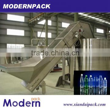 Automatic Plastic Bottle Unscrambler Machine for syrup bottles water bottles