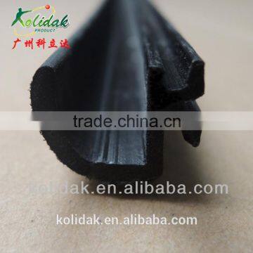 Black Soft-hard Co-extrusion Plastic Profile