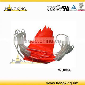 WB03A Orange warning bunting flag