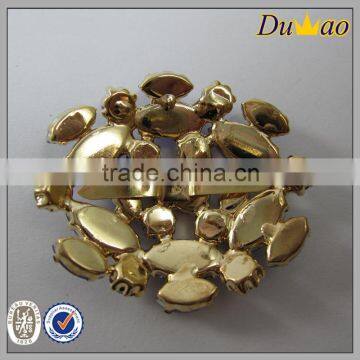 Blue Metal Rhinestone Shoe Buckle photo-3