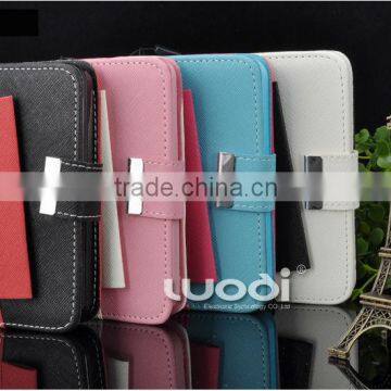 hit color series cross grain leather case for Samsung note3