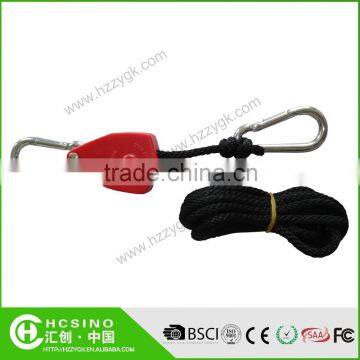 1/8 Inch wire rope ratchet with snap hook