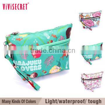 Vivisecret Two Zipper Big Size Brand Cosmetic Bag for Women OEM photo-5