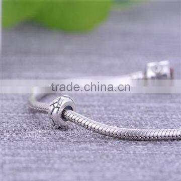 STY004 Silver Clip On Lock Stopper Beads Fit Snake Charm Bracelet photo-6