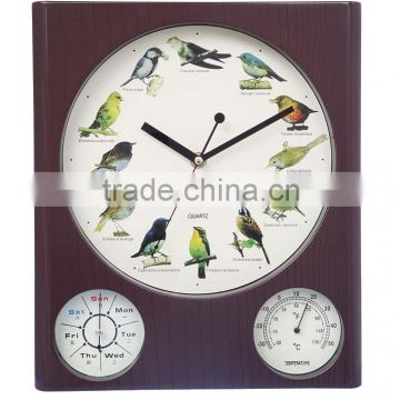 Cuckoo Clock Weather Station Wall Clock With Temperature YZ-8975