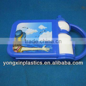 plastic boxes for water bottles with handle