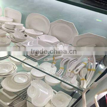 factory price easy flex 3-piece silicon melamine tableware