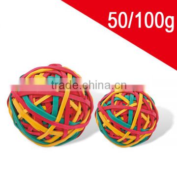 Popular Colorful Elastic Rubber Bands Ball.