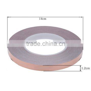 1/2" * 55 Yds 12mm * 50m One Side Copper Foil Tape EMI Shielding Single Conductive Adhesive for Guitar photo-5