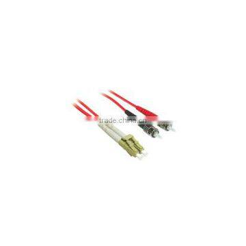 2m LC-ST 62.5/125 OM1 Duplex Multimode Fiber Optic Cable (Plenum-Rated)