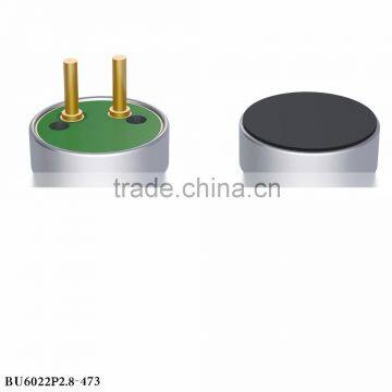 6x2.2mm capacitance mic unidirectional