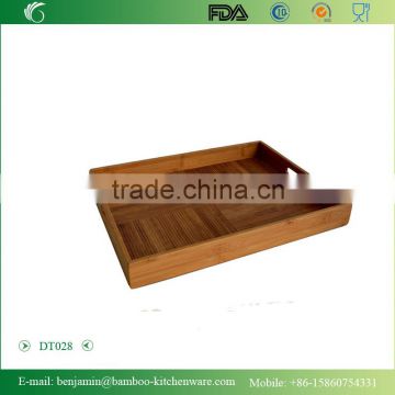 DT028/Simply Bamboo Extra Large Bamboo Wood Rectangle Serving Tray