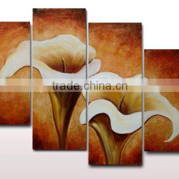 Original flower group oil painting