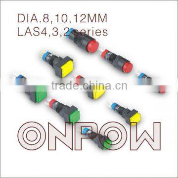 ONPOW small pushbutton switch(LAS2,3,4 series ,Dia.8mm,10mm,12mm,CE,ROHS,REECH)